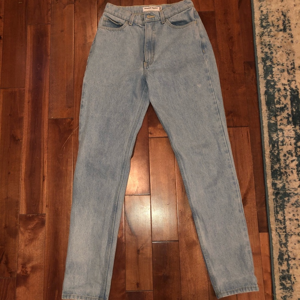 American Apparel High Waisted Jeans